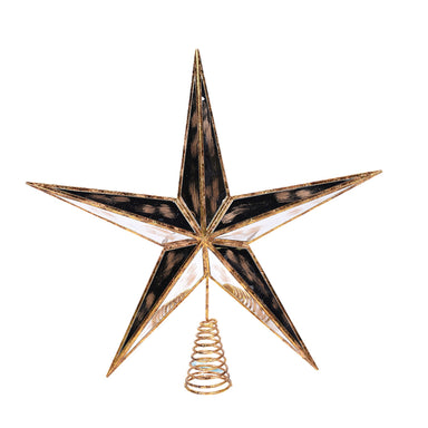 Mirror Star Tree Topper - Gold