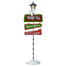 North Pole Solar Lantern and Crossing Sign