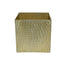 4" Aluminum Gold Cube