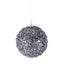 Beaded Ball Ornament - Pewter