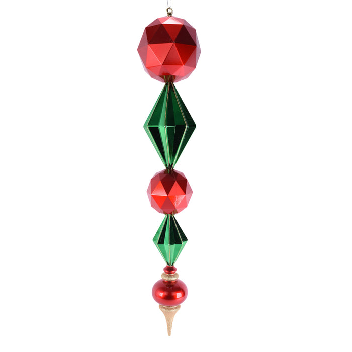 Display Finial - Red/Green