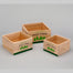 Square Wooden Planter w/"Pine Creek Tree Farm" - Large