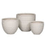 Fiber Clay Pot, Cream - Large