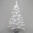 36" Vinyl White Crystal Feather Tree