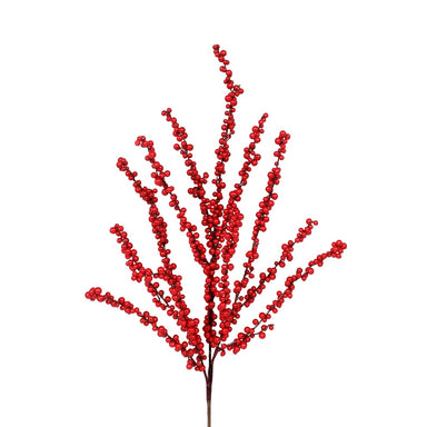 40 in Weather Resistant Berry Spray - Red