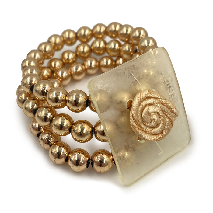 Avery Flower Bracelet - Rose Gold