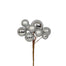 7" Glitter Sequins Ball Pick - Silver
