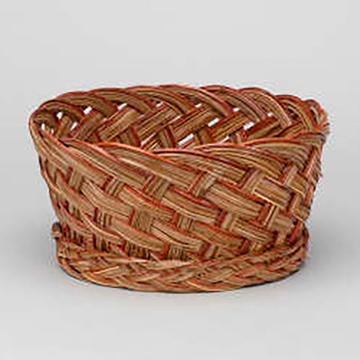 Brown Round Coco Midrib Basket