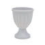 6 in Melamine Compote Fluted Urn - White