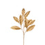 33 1/2 in. Metallic/Glitter Magnolia Leaf Spray - Gold