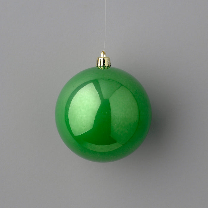 100Mm Pearlized Plastic Ball Ornament