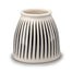 4" Flat Bottom Pot w/Stripes - Black/White