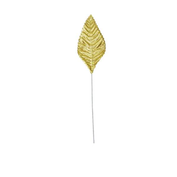 3" Corsage Leaves - Gold