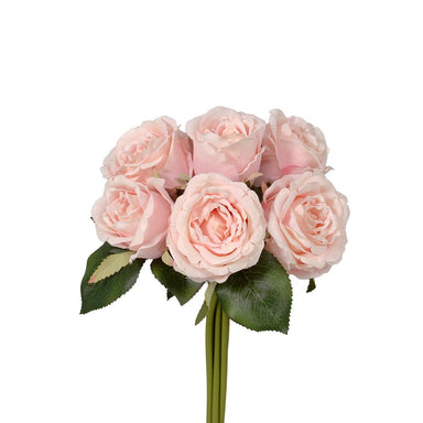 10" Rose Bouquet tied w/Raffia