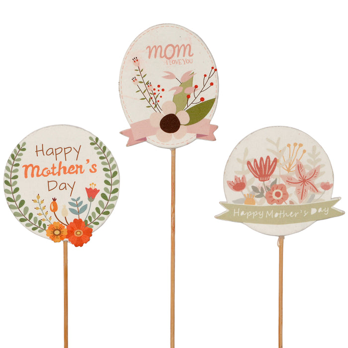 Mother's Day Wood Pick Assortment