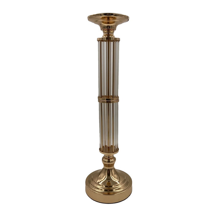 20" Metal Candle Stand - Gold