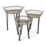 18"/20"/23" Galvanized Wire Stand (3/Set) - Natural
