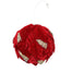 150mm Velvet Leaf Ball - Red