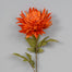30" Polyester Flame Dahlia - Pumpkin