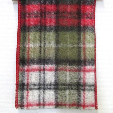 Wool Check 4"X10Yd - Red/Green