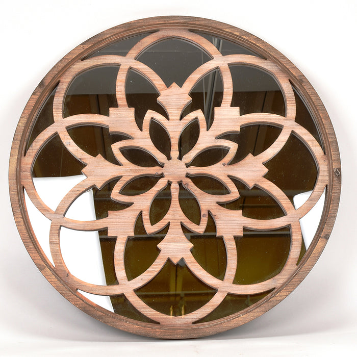 31.5" Medallion Mirror - Natural