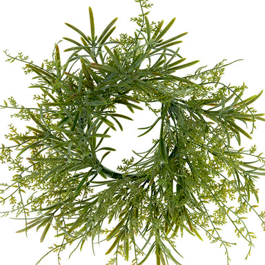 10 In Grassy Mix Candle Ring Frosted Green