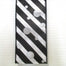 Linen Polka Dot Ribbon - Black/White/Silver